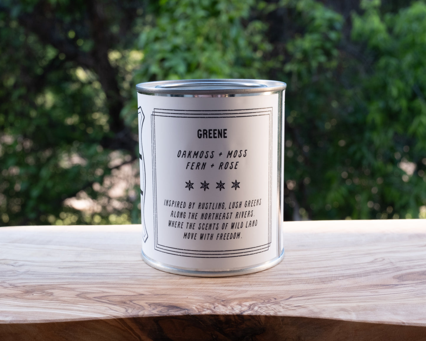 "Greene" Soy Candle - Paint Tin Edition (16 oz)