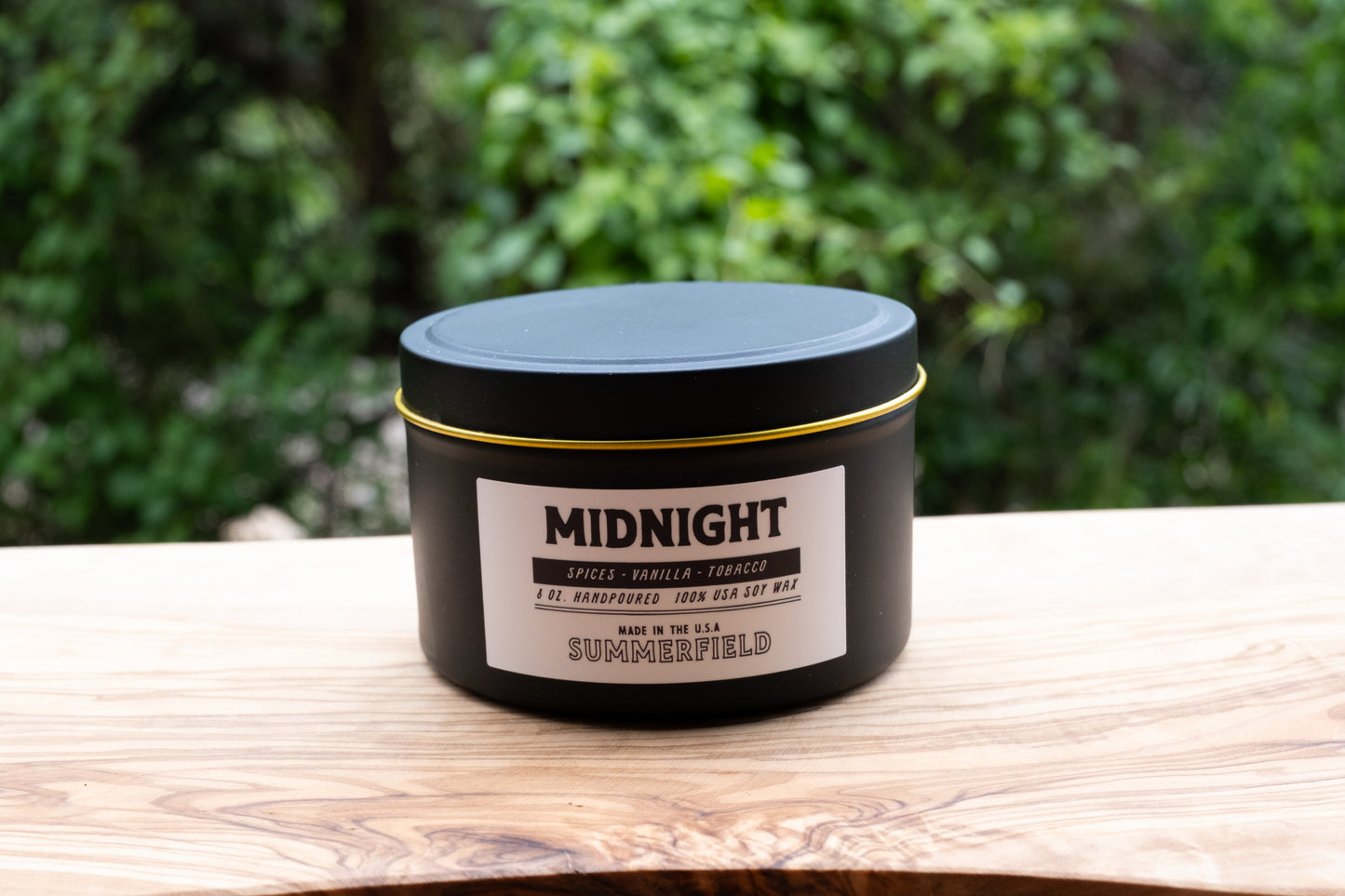 "Midnight" Soy Wax Candle