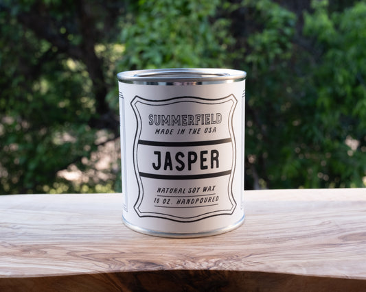 "Jasper" Soy Candle - Paint Tin Edition (16 oz)